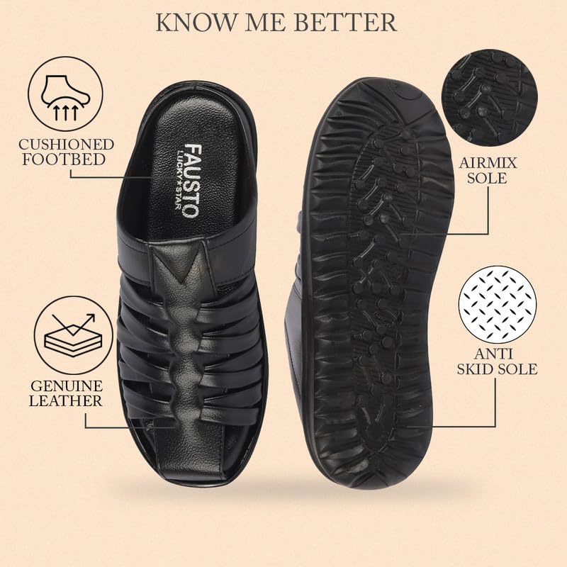 Image of FAUSTO Men Slip On Sandal