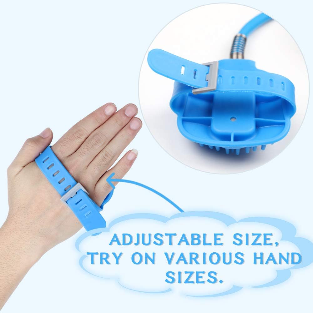 2 Pack Ultimate Dog Bathing Supplies, Pet Shower Sprayer & Dog Bath Towel Set, Ultra Absorbent Durable Quick Drying Chenille Super Shammy Towel & Hose Compatible Dog Cat Horse Grooming Sprayer