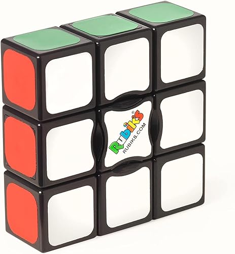 RUBIK'S, SPIN MASTER Rubik's 3x1 Edge Original Cube Beginner Professional Color Cobination Puzzle Problem Solving One Layer Suitable for Kids Age 8+