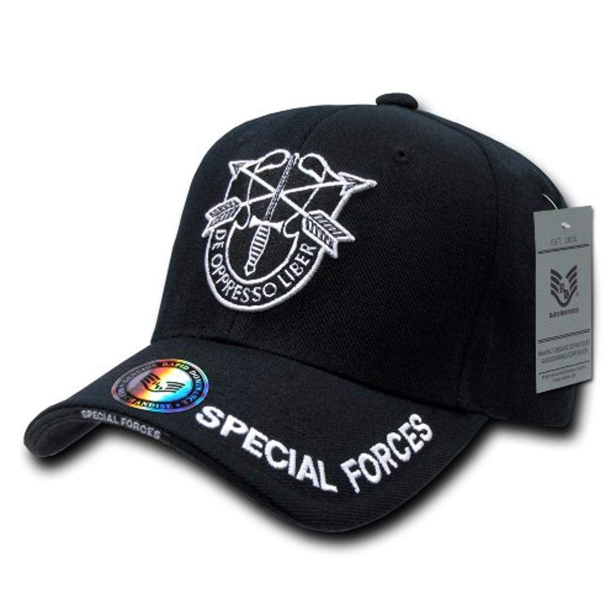 Special Arrow Deluxe Military Cap, Black