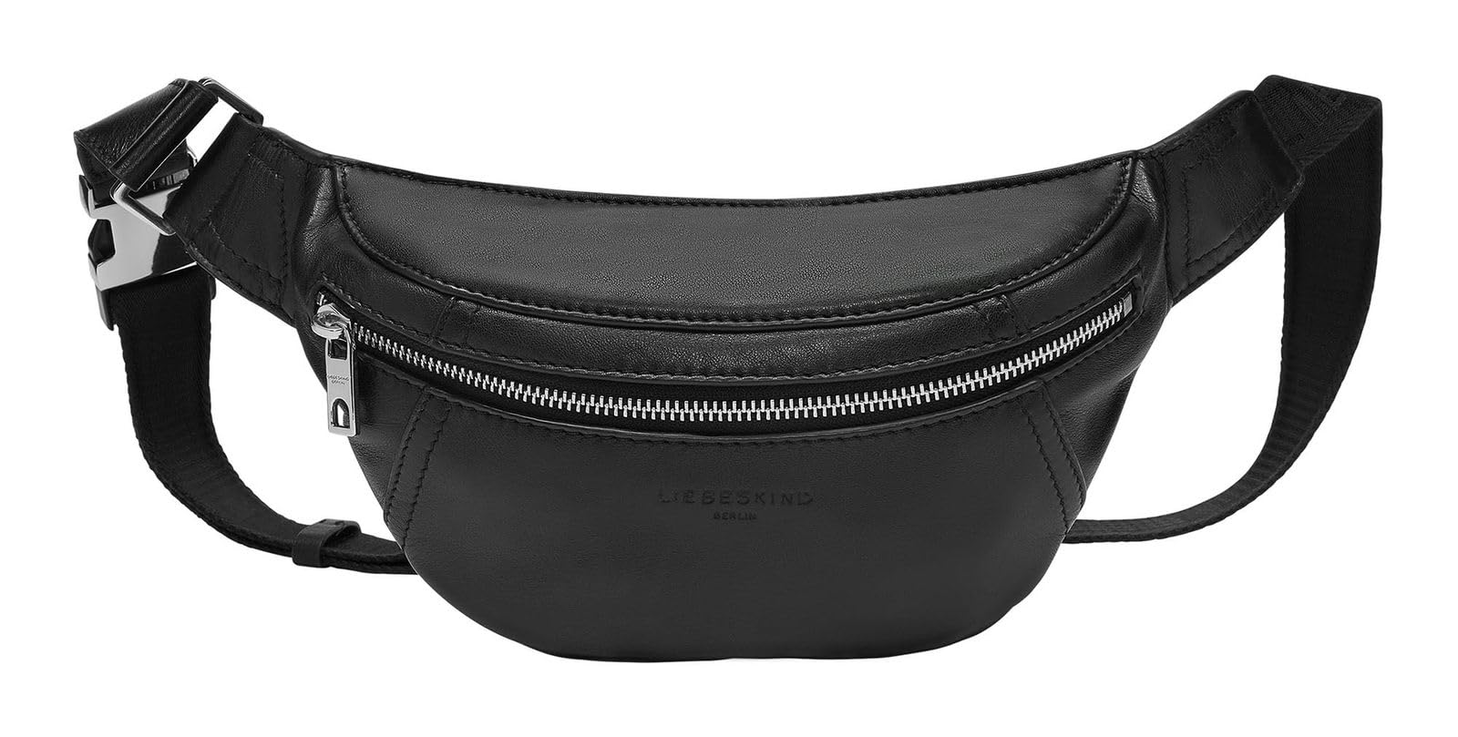 LIEBESKIND BERLIN cross body bag belt bag Chudy Sheep Natural Beltbag Black