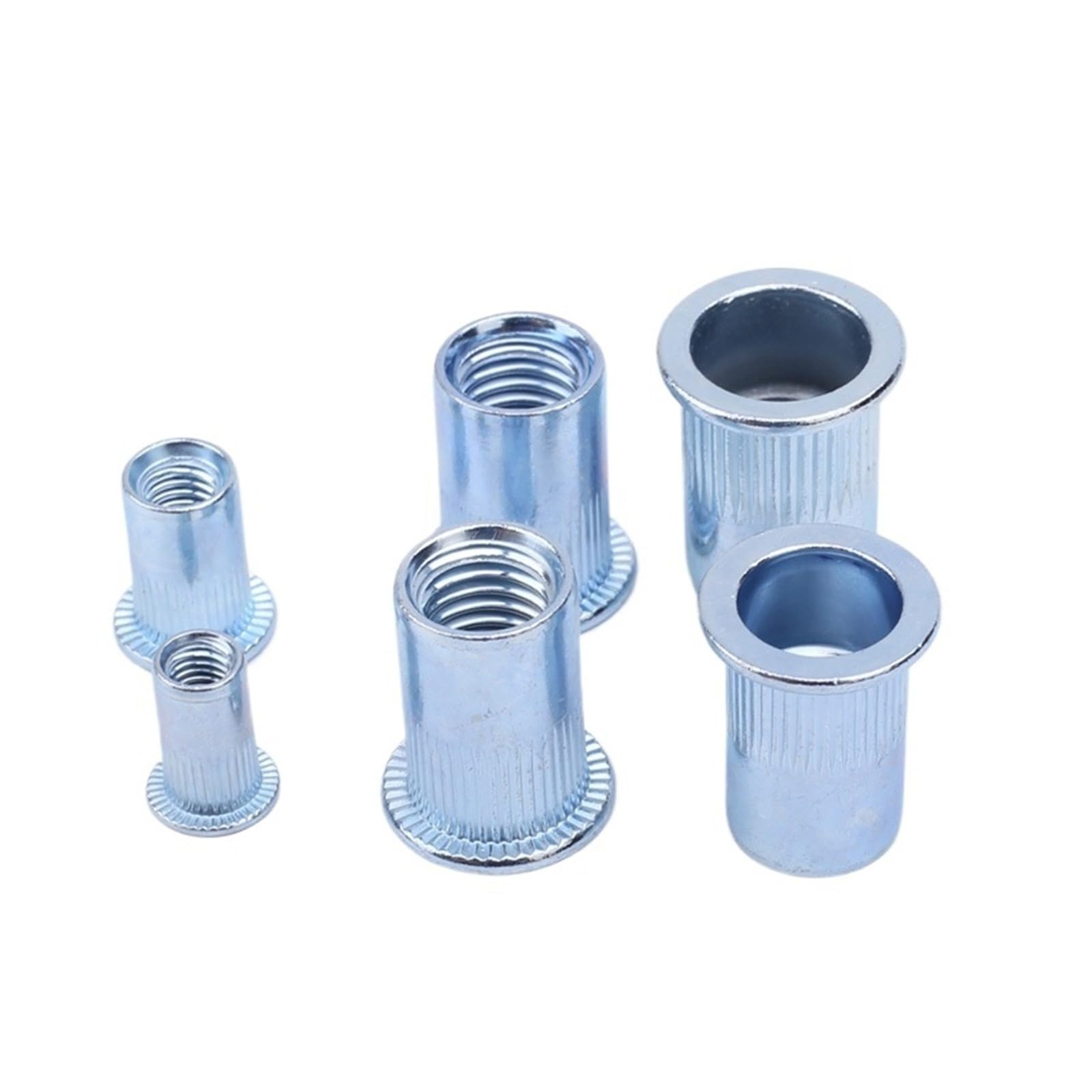 Ocynkowane nakrętki nitowe, płaski łeb i pionowe nakrętki nitowe M3 M4-M12 z łbem stożkowym ze stali nierdzewnej/aluminium (M12-10 szt.)