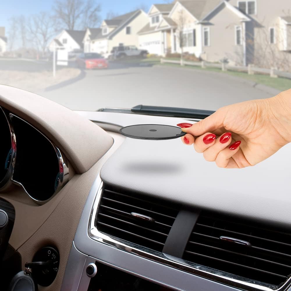 arkon apvhb20 90mm extra strength adhesive mounting disk for car dashboards