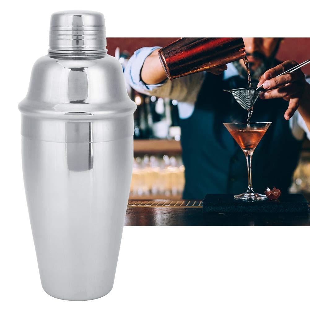 Drink Cocktail Shaker, Martini Shaker Edelstahl Cocktail Shaker für Mixed Drink Shaker Tool Barware Set(700ML)