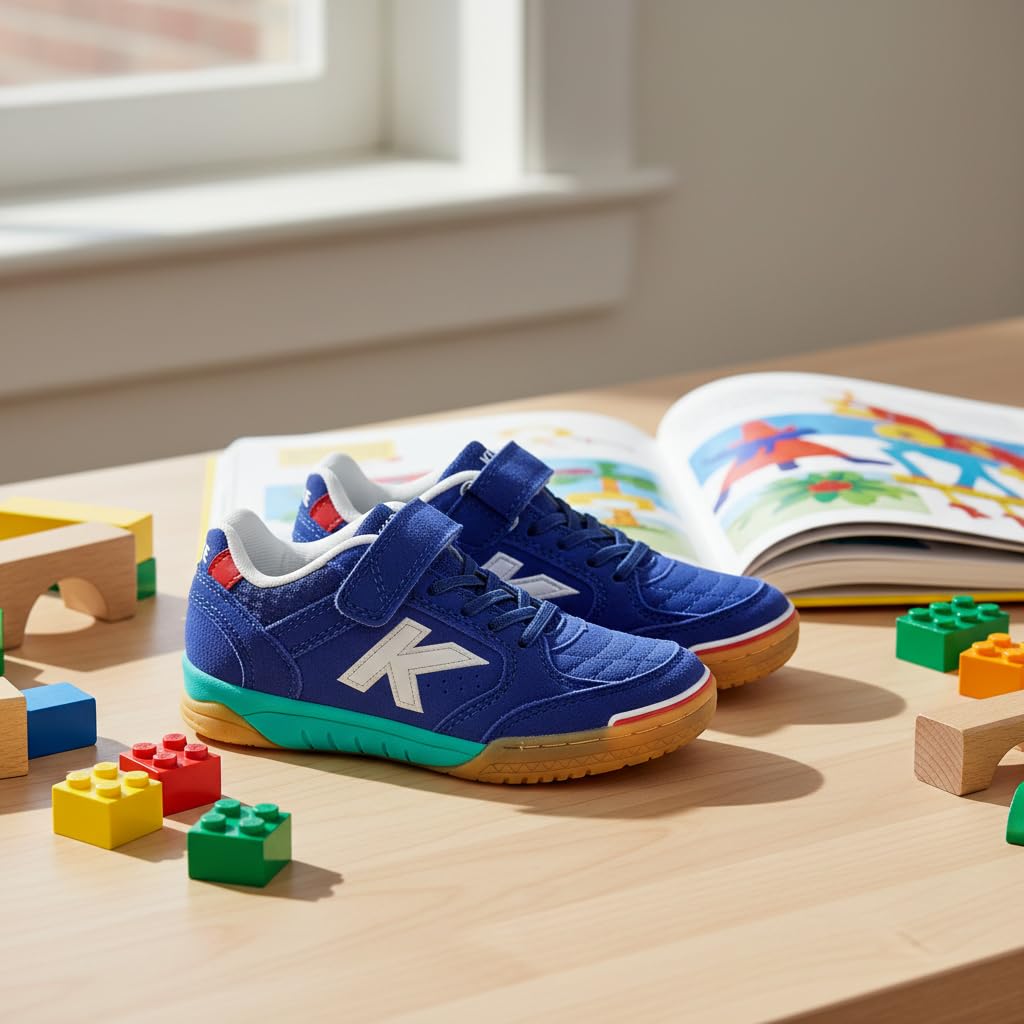 KELME Zapatillas De Fútbol Sala De Niño Precision Elastic Azul
