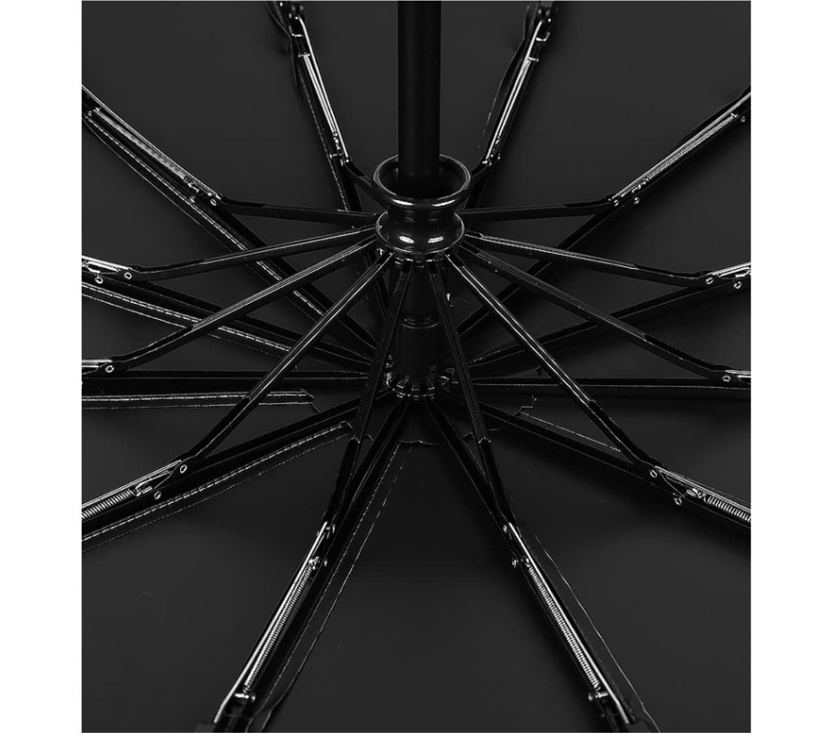 Paraguas Paraguas Plegables, Automático Doble De Viaje, Sombrilla Portátil, Protectora Solar para Hombres Y Mujeres Paragua De Viaje(Black)