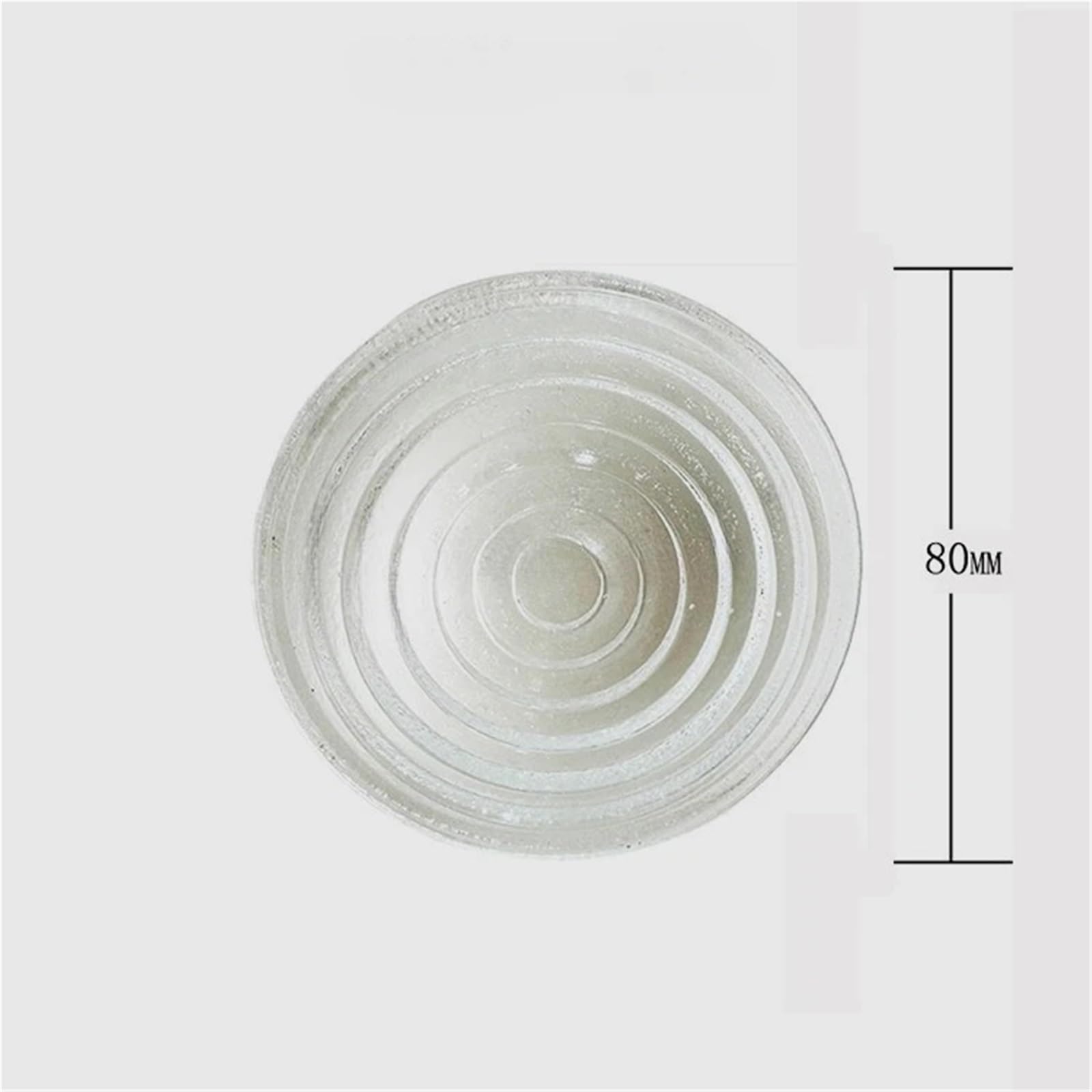 Lentille de Fresnel en Verre borosilicaté de 80 mm de diamètre, 1 pièce, for projecteur, Lampe de scène, Film, télévision, Filament de tungstène
