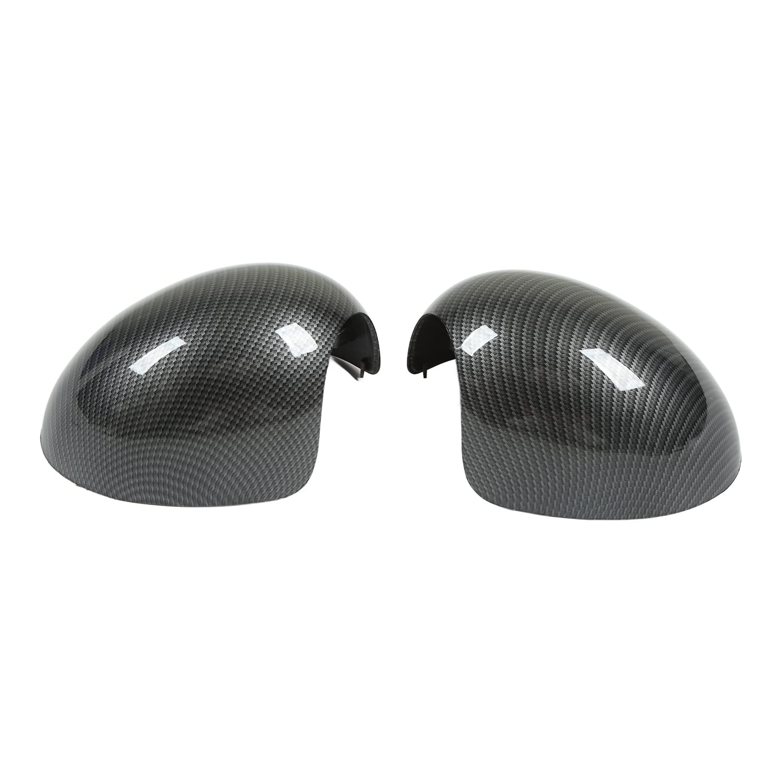 Copertura per Specchietto Retrovisore,Coperture per Specchietti in Fibra di Carbonio di Ricambio per Coppia Sinistra e Destra per R55 R56 R57 R58 R59 R60 R61 2007-2016