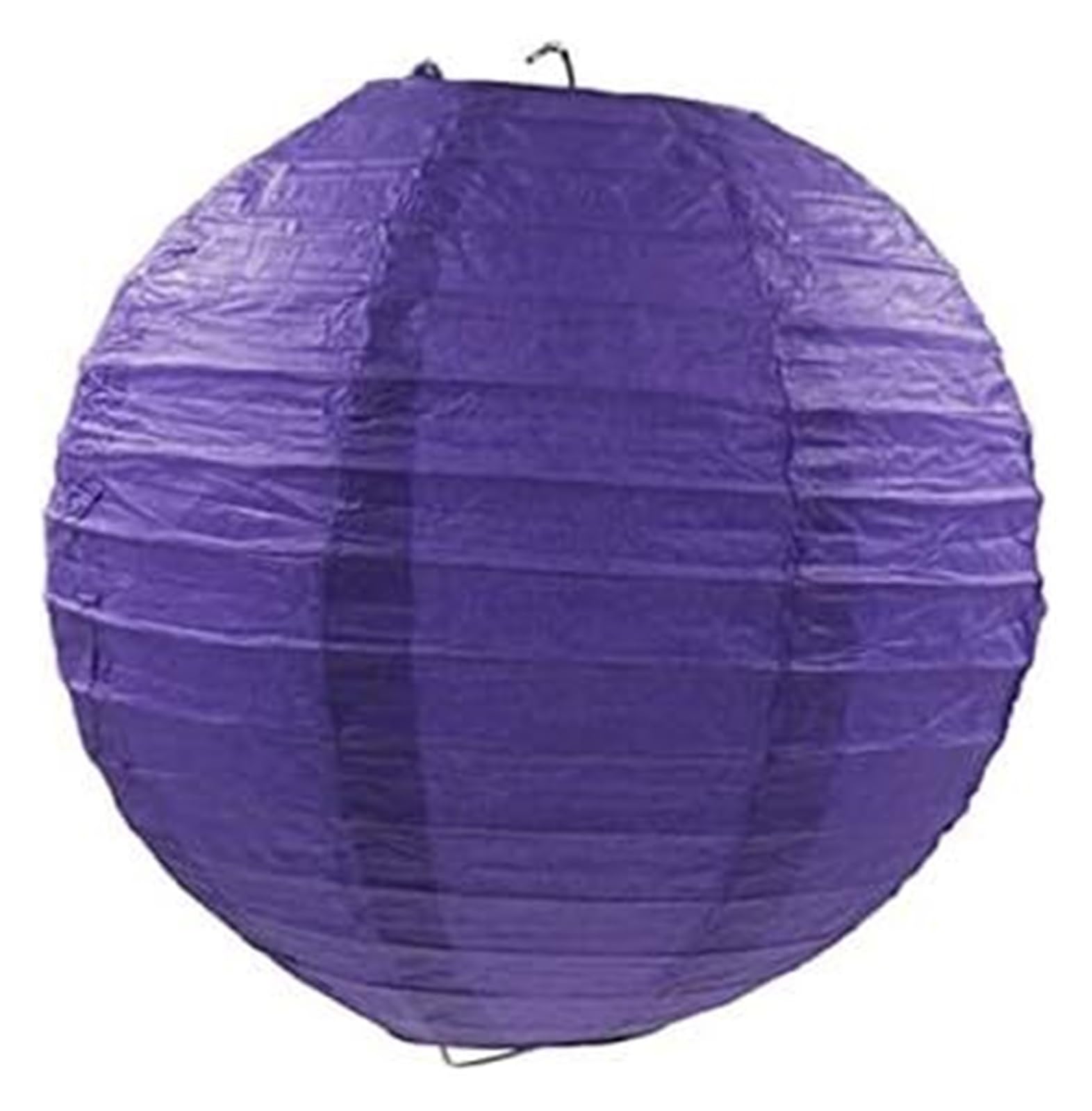 Round Paper Lanterns, Chinese Round Paper Lantern Multicolor 10-40cm Birthday Wedding Decor(Violet,20cm(8inch))