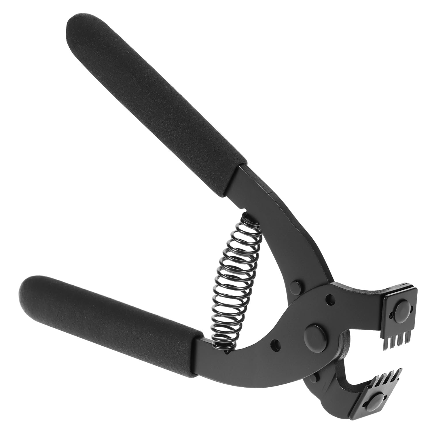 QWORK Leather Belt Hole Punch Tool Silent Pliers, 6.7" Leather Stitching Hand Pliers for Straps Saddles Belts (4mm-4 Teeth)-image-7
