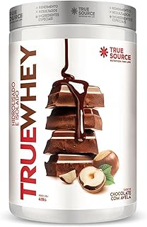 True Whey Protein Hidrolisado e Isolado - 418G Chocolate com Avelã, True Source