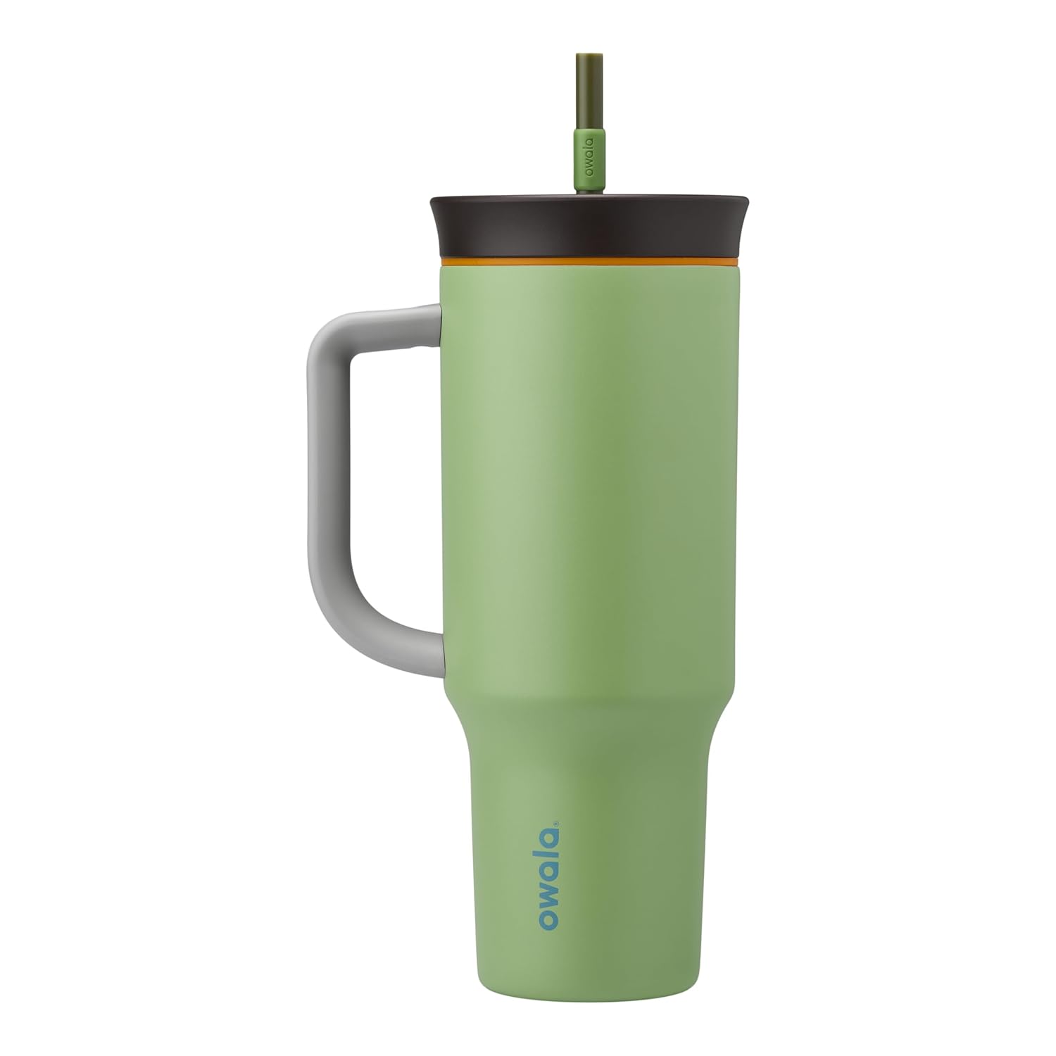 Owala Stainless Steel Triple Layer Insulated Travel Tumbler with Spill Resistant Lid Straw and Carry Handle BPA Free