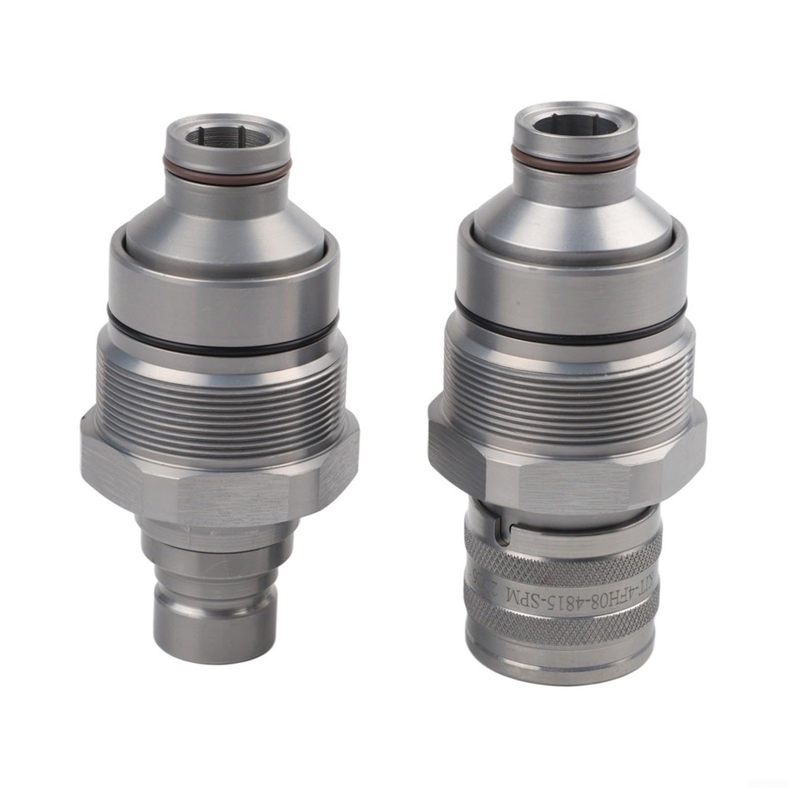 Maschio & per femmina Kit di giunzione a tenuta piatta per escavatore e caricatore Bobcat, idraulico da 1/2", filettatura da 48 mm, codice articolo 7246802 7246799