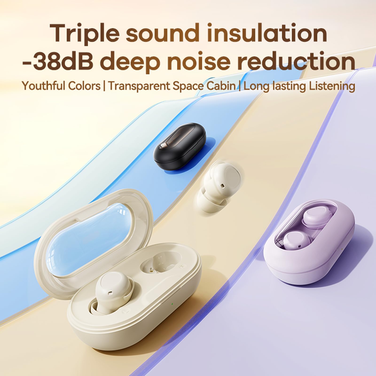 Auriculares inalámbricos Bluetooth para dormir, auriculares inalámbricos para dormir, mini invisibles, pequeños, Bluetooth, inalámbricos, para dormir de lado
