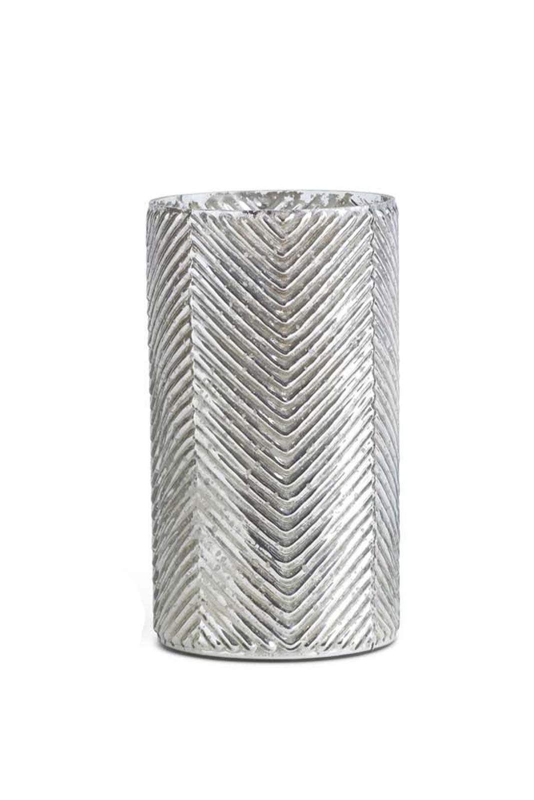 Mercury Glass Hurricane Vase Decor For You