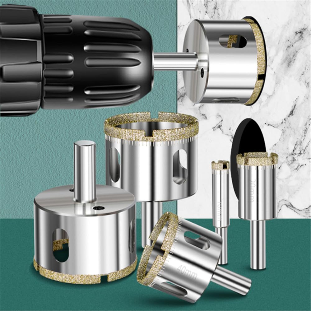 1-10 szt. 3-200mm lutowany diamentowy otwieracz do otworów w szkle okrągły uchwyt wiertło do płytek ceramicznych płytki ceramiczne/szkło/granit otwornice, 160mm, 1 szt.