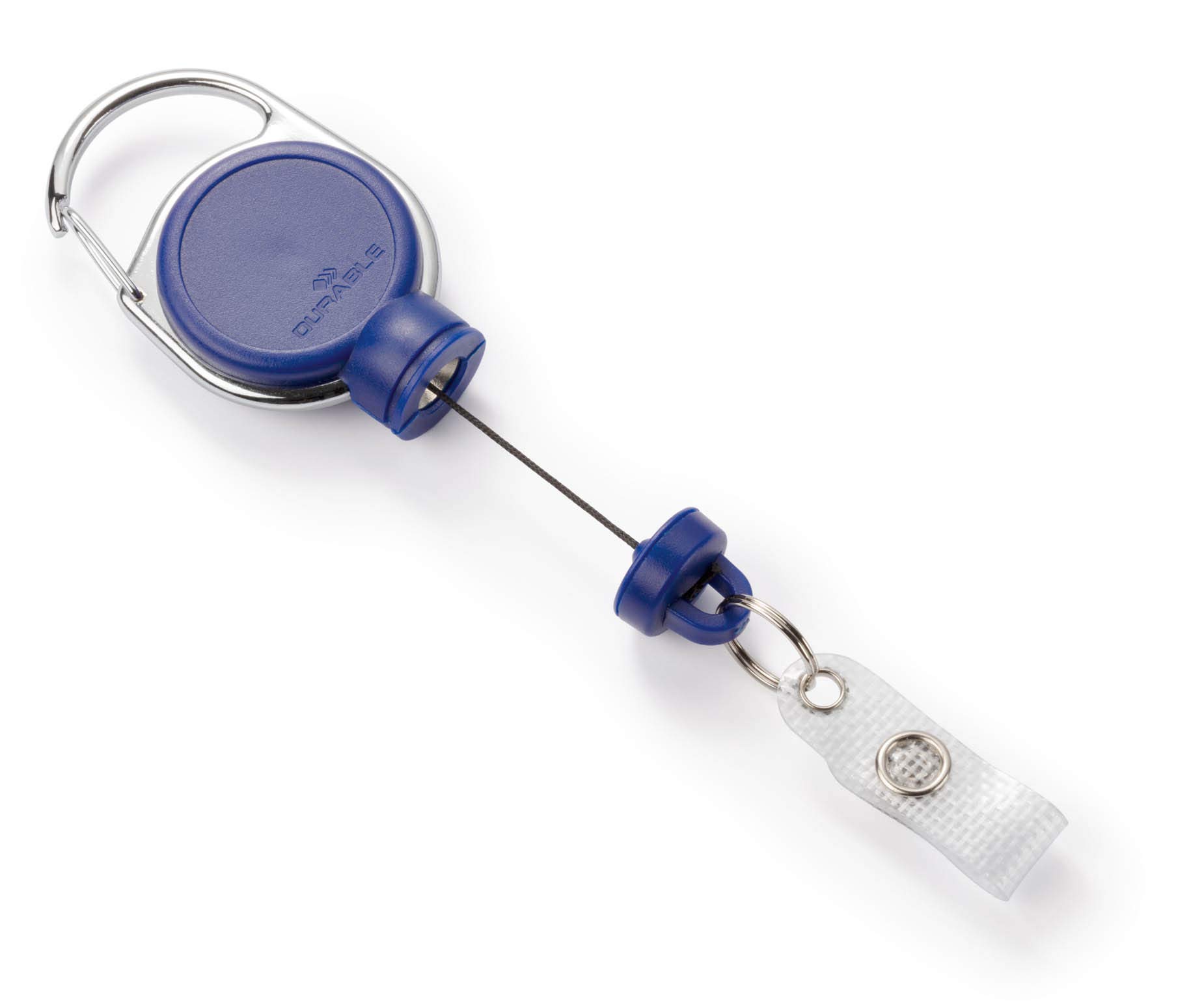 Durable Blue Extra Strong Retractable Clip Badge Reels For Id & Keys |
