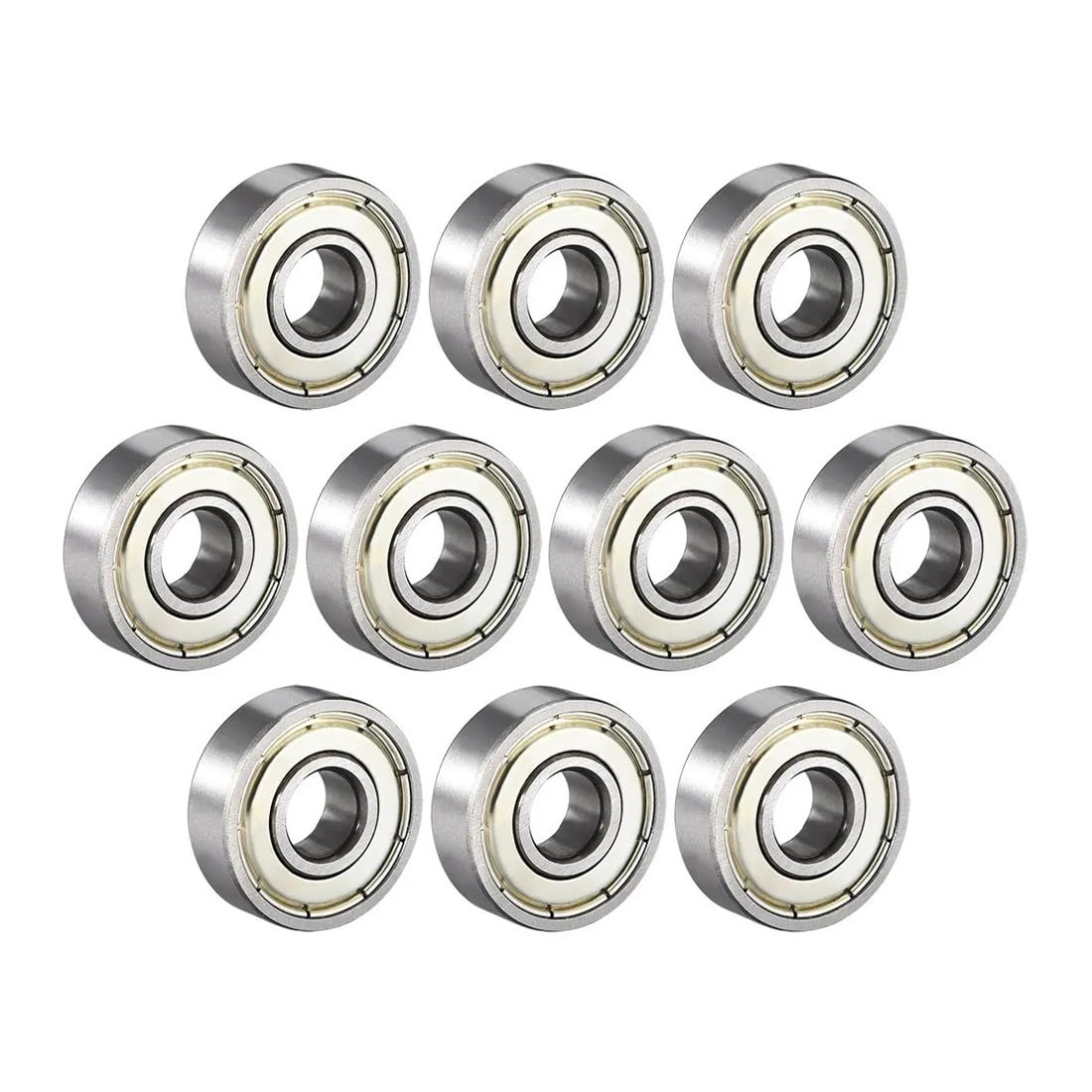 10pcs Deep Groove Ball Bearing 688rs 684 685 686 687 688 689 ZZ RS 2RS Rubber Sealing Cove Bearings for Longboard Roller Skates(ZZ,687 7X14X5MM_10PCS_ABEC-1)