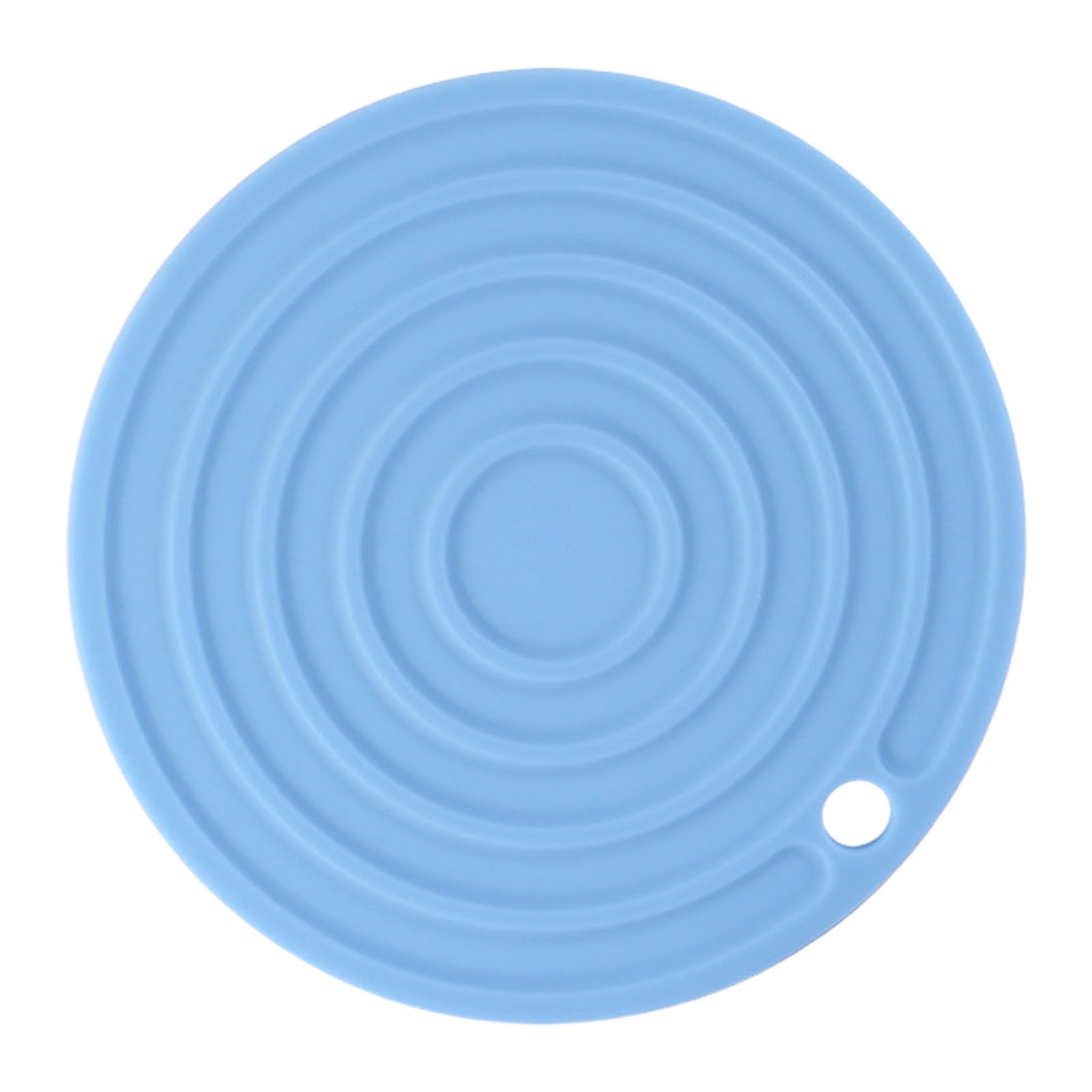 Round Silicone Heat Insulation Mat for Dining Table Use Household Nonslip Insulated Placemat Kitchen Accessories Mat