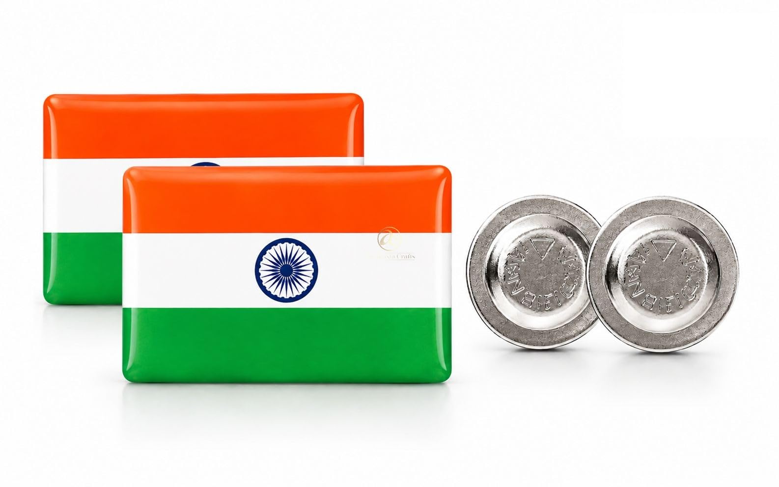 arrakasta crafts Premium Indian Flag Badge Magnet Brooch (Pack of 2), Metal Enamel Tricolour Lapel Badge with Magnetic Back for Men & Women, Suitable for Shirts, Blazers, Sarees, Kurtas and Uniform-picture-13