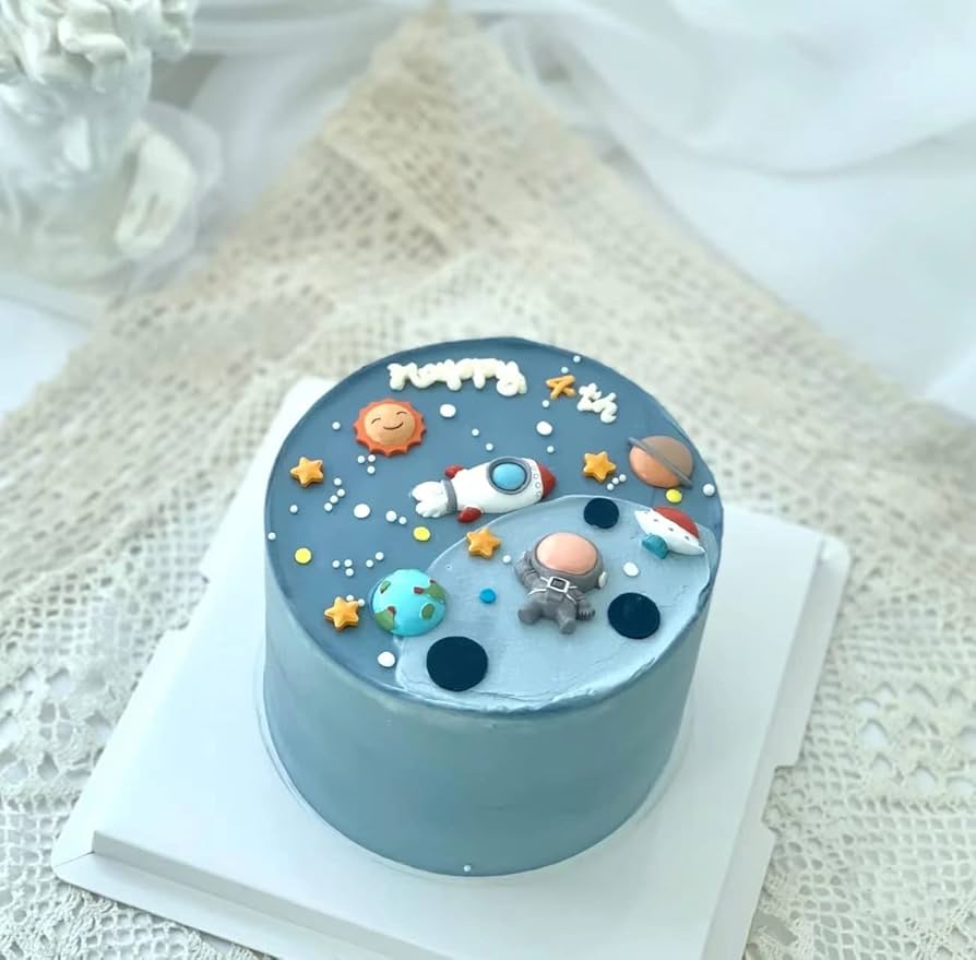 Amazon.co.jp: GallaRato 6個 ブルースペース ケーキ