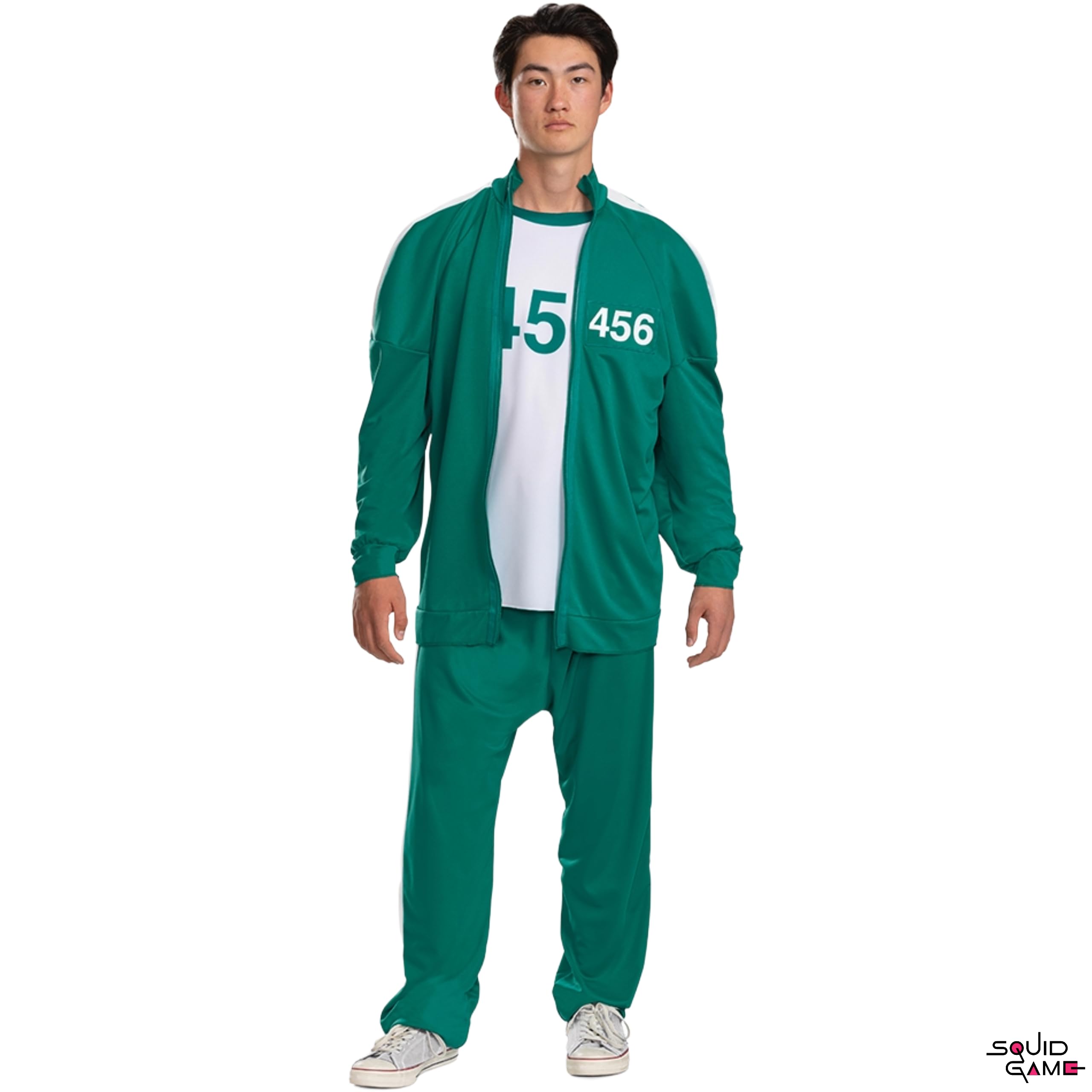 Disguise Squid Games Player 456 Jumpsuit Costume de déguisement Déguisement (lot de 1)