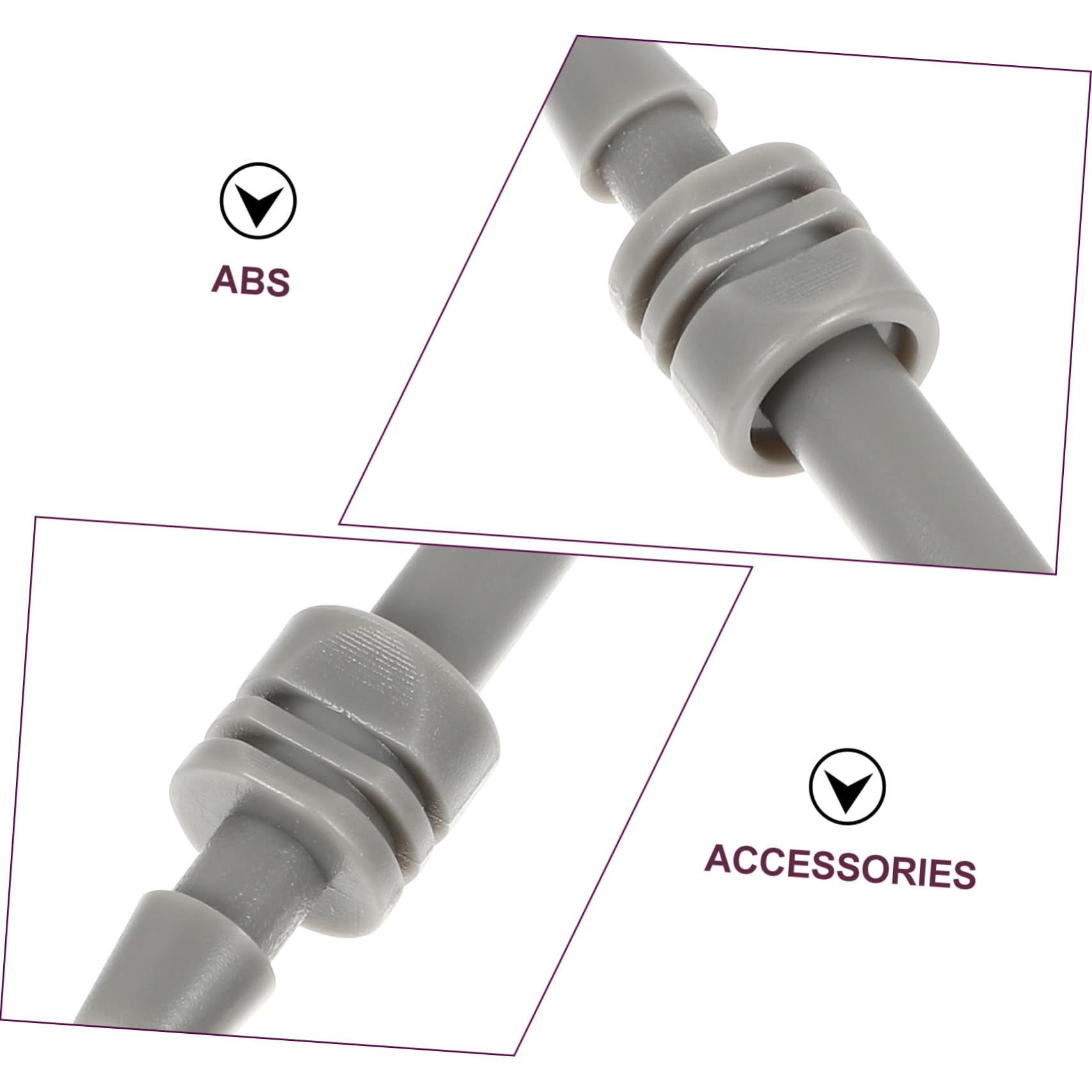 2pezzi Connettori Per Bracciale Sfigmomanometro Accessori Per Misuratore Pressione Elettronico Adattatori Polsino Compatibili Fascia Braccio Per Uso Sanitario