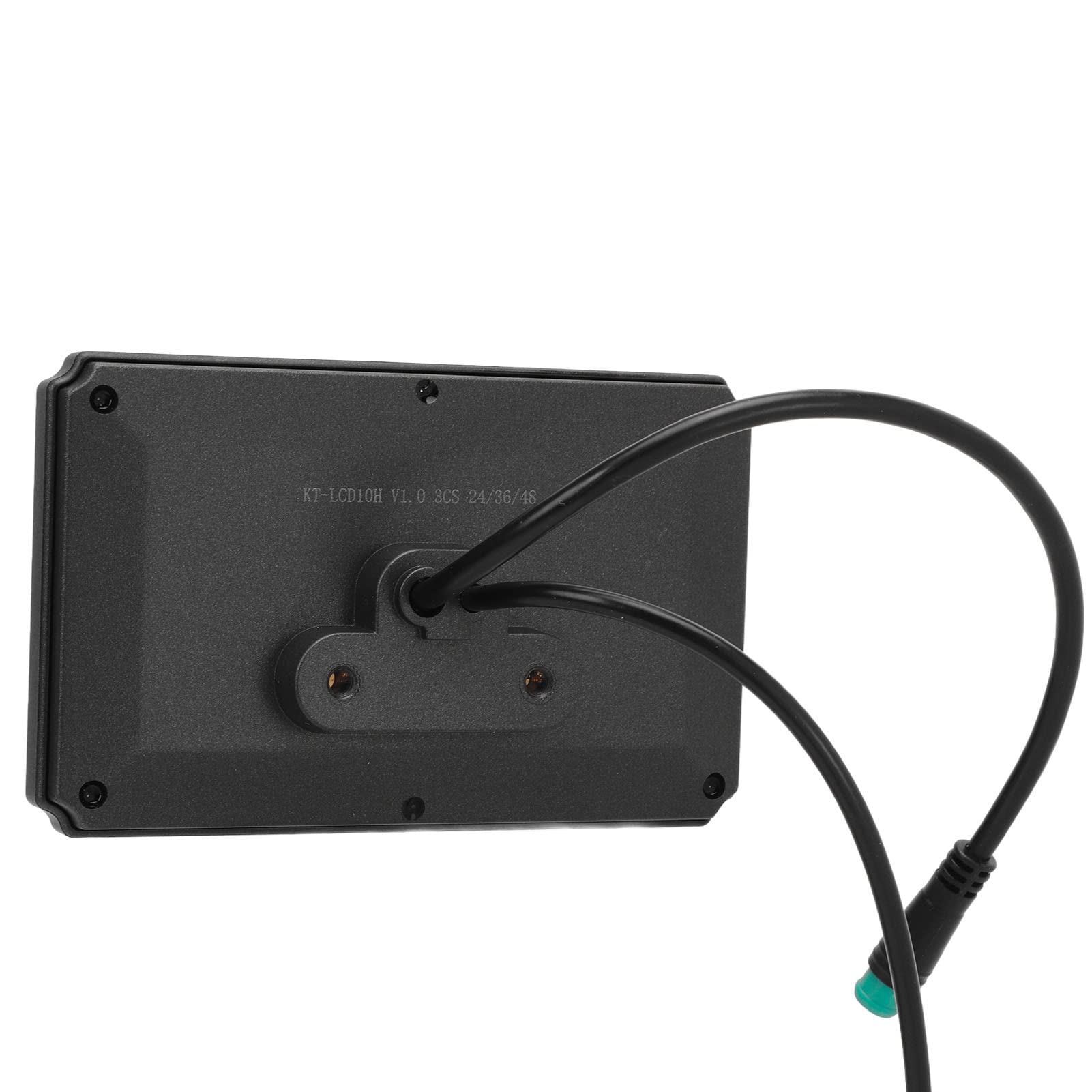 Electric Bike LCD10H Display Waterproof Connector Electric Bicycle Scooter LCD Meter Speed Battery Levels Gear Mileage Display ABS Material Compact Design