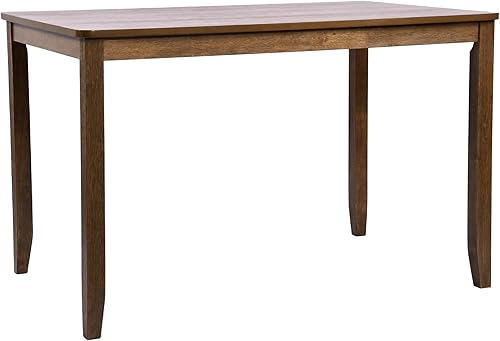 Miniatura 2 de Duhome - Mesa de comedor de madera negra de 47.2 pulgadas, mesa rectangular de madera maciza, mesa de comedor de cocina que ahorra espacio para
