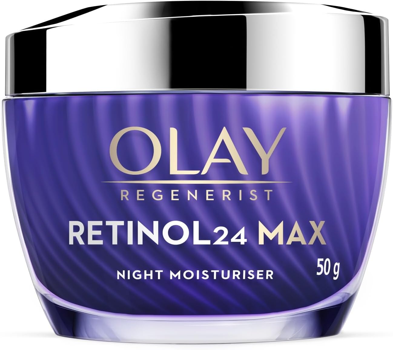Retinol24 Max Night Cream l Visibly Reduces Fine Lines in 7 Nights | Max Repair, Max Hydration l No Redness or Irritation | Fragrance Free l Normal, Oily, Dry and Combination Skin l 50g