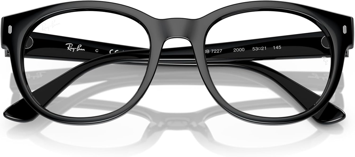 Ray-Ban Unisex Rx7227 Round Prescription Eyewear Frames