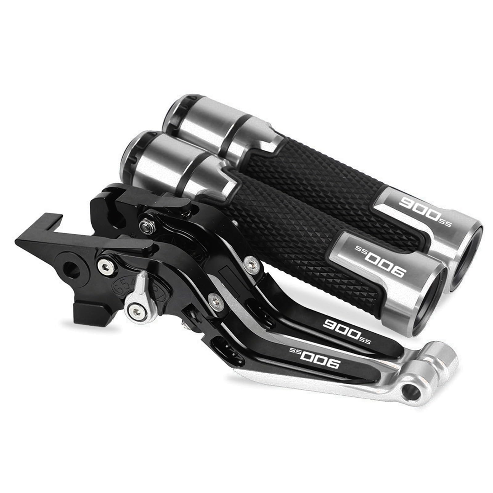 Leviers embrayage frein extensibles aluminium Color 23 pour moto Ducati 900SS