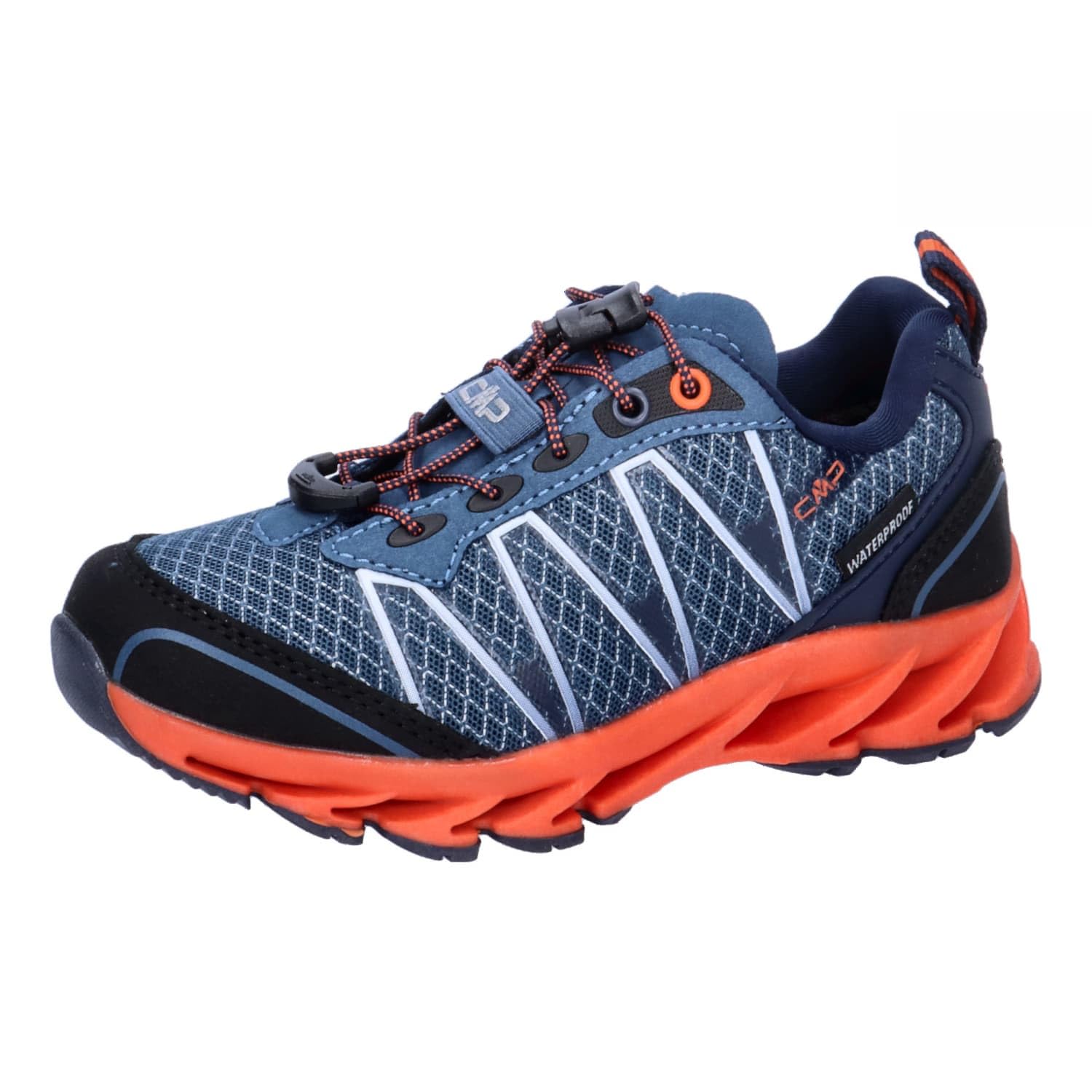 CMP Kids Altak Trail Shoes Wp 2.0, Bluestone-Arancio UK