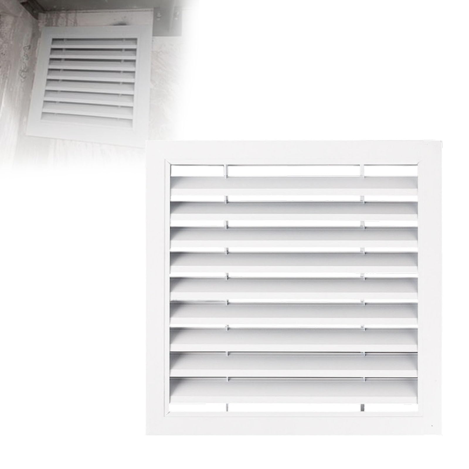 Deflector de aire para ventilación de techo, difusor cuadrado para techo