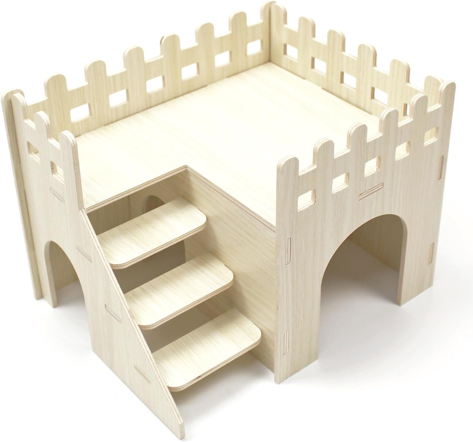 Amonk Hamster Hideout 10x8x7 inch Large Size Wooden House