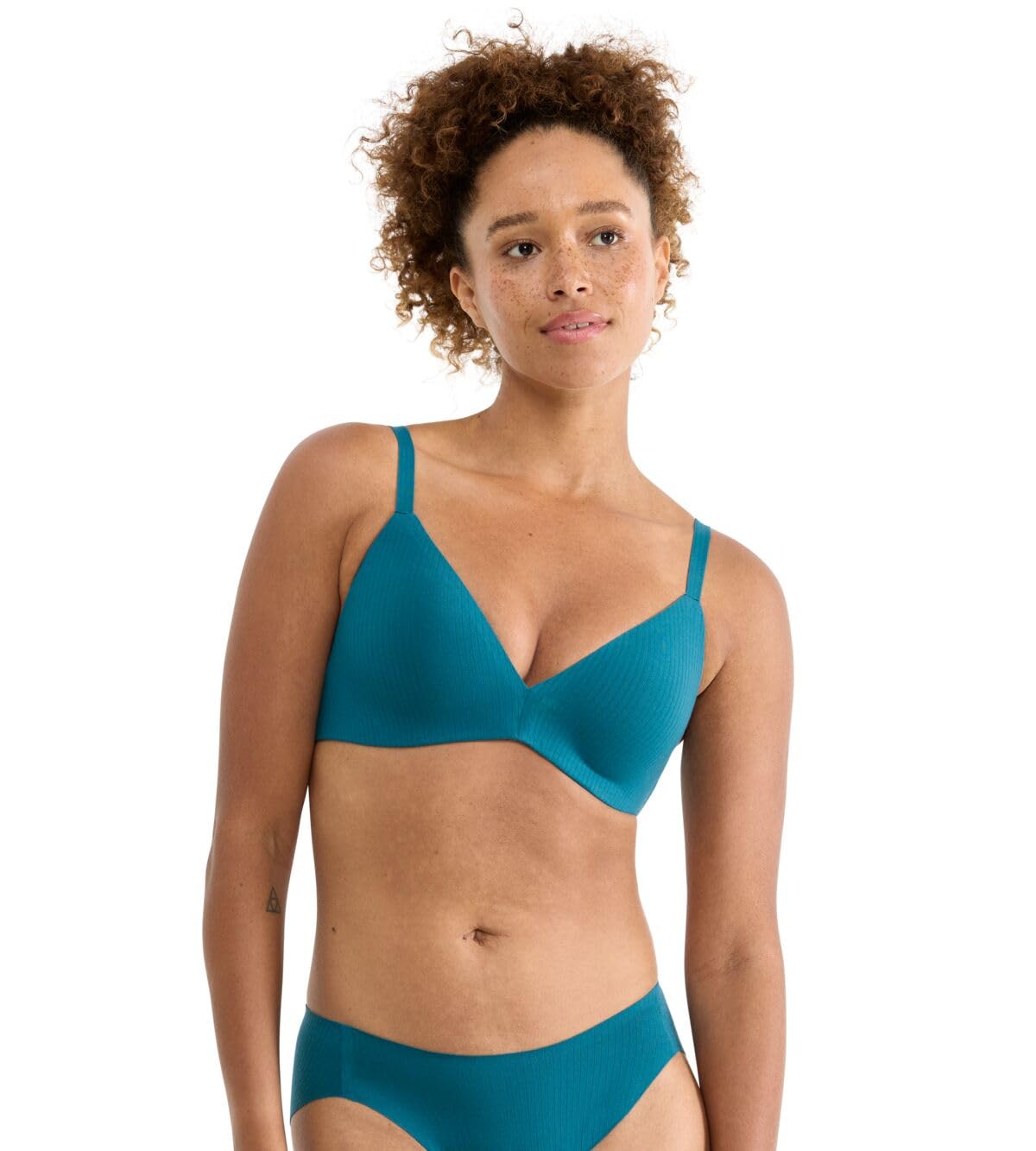 Sloggi Zero Feel Pure Push-Up Bra Women's Teal Extra Large