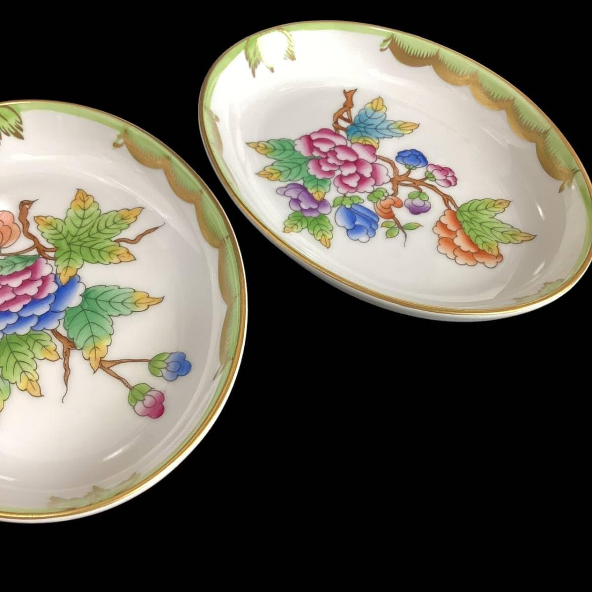 極美品 トリオヘレンド 人気 ヴィクトリアブーケ ビクトリア HEREND