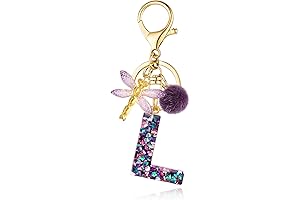Dragonfly Gifts for Women: Elegant Purple Dragonfly Keychain for Stylish Accessory