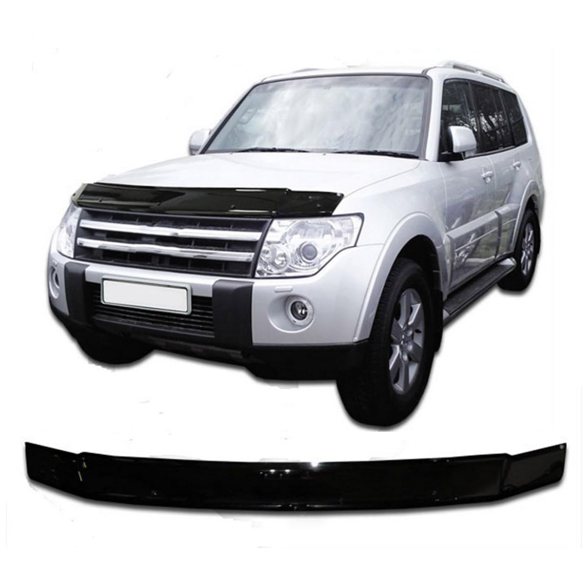 SCOUTT | HOOD DEFLECTOR BONNET GUARD COMPATIBLE WITH PAJERO 2007-2018