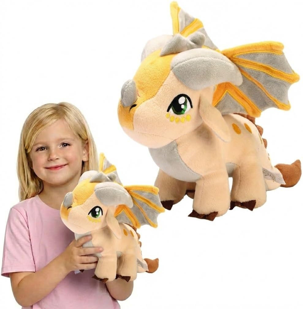 Wings of Fire Dragon Plush Toy - Fire Winged Dragon Plush Pillow - Rainwing Dragon Stuffed Animals - Cute Dragon Doll - Suitable Gifts for Children (Blue)