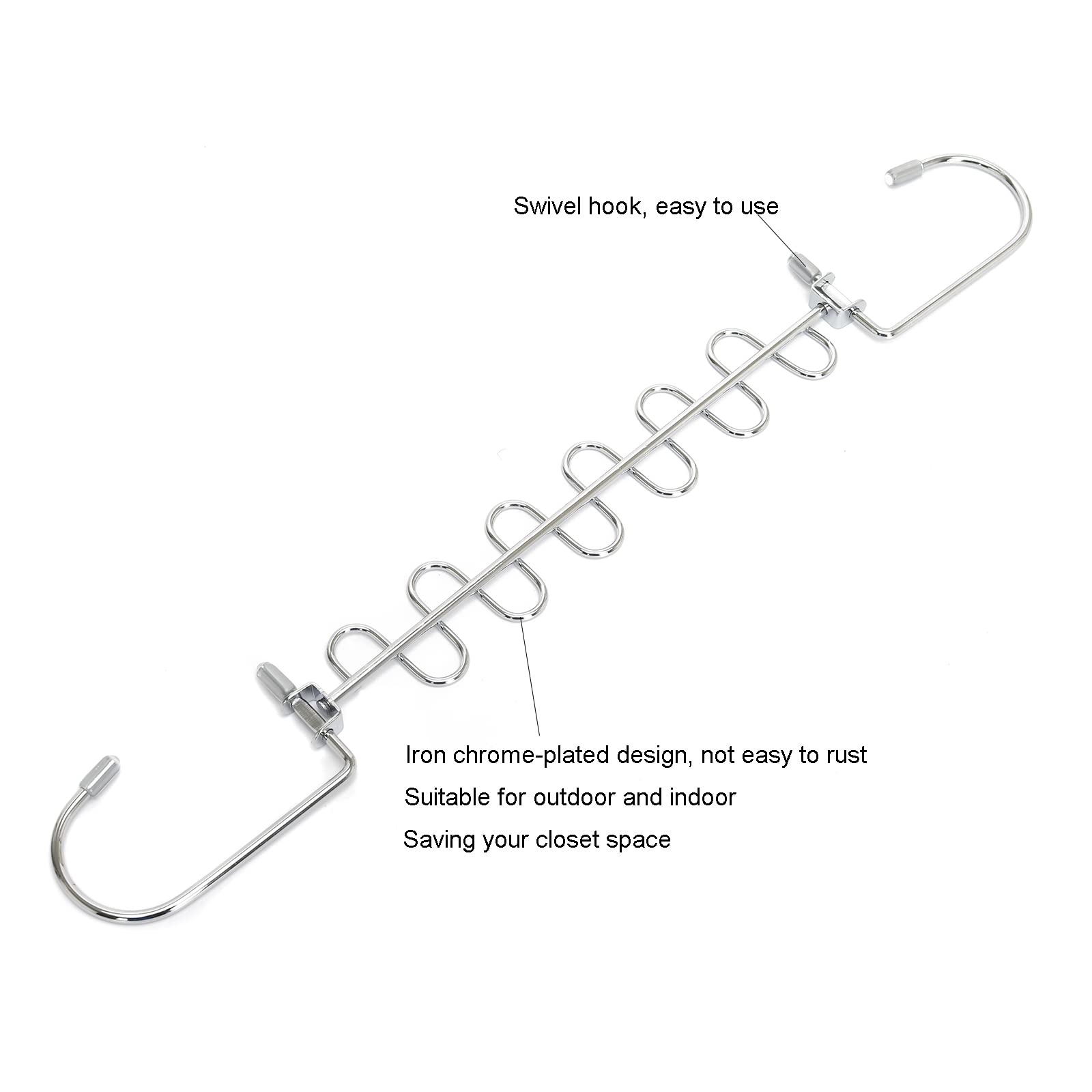 Confezione da 2 ganci appendiabiti grigio, ganci appendiabiti da parete