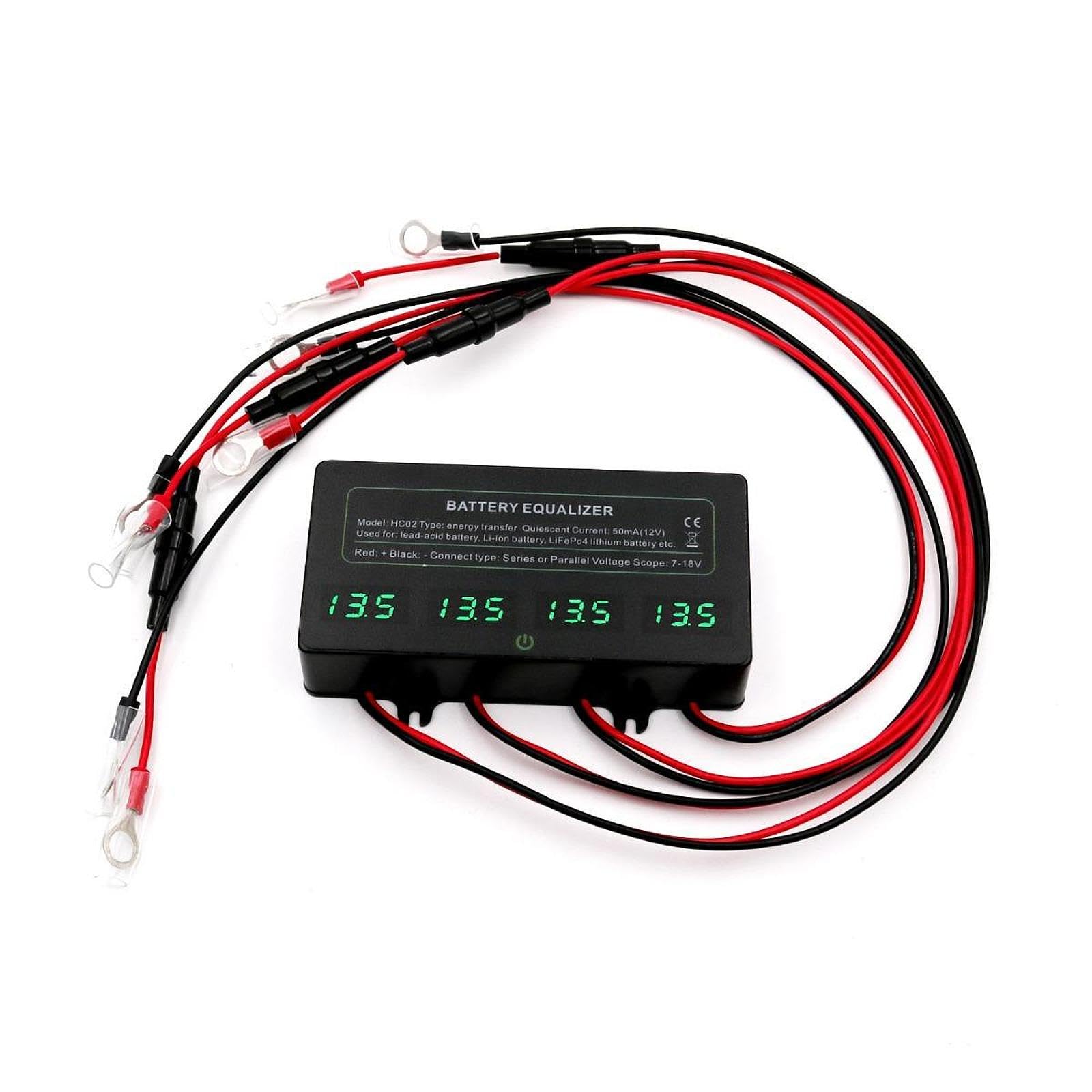 HC02 Equalizzatore di Batteria 4×12V Protezione di Polarità Forniture di Protezione