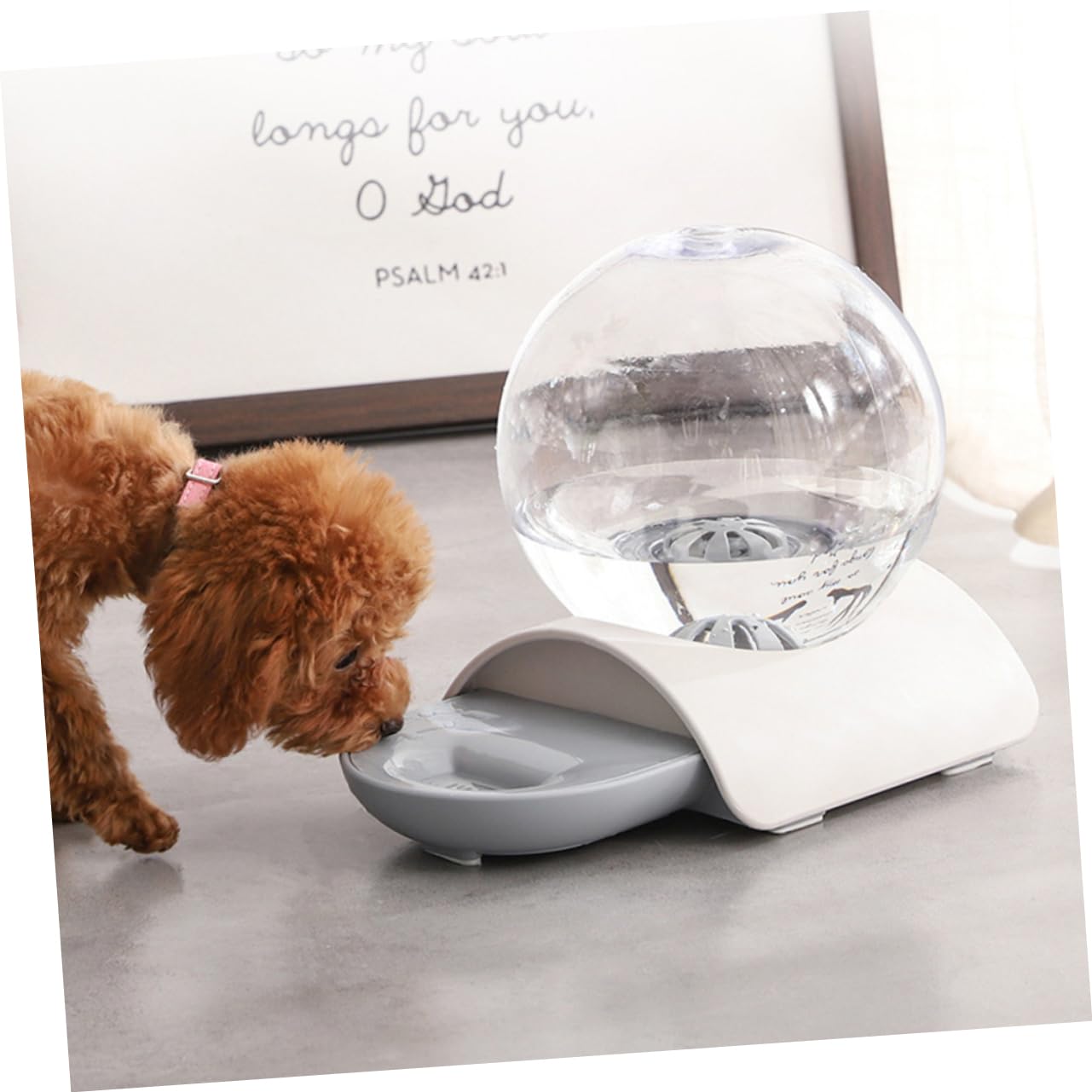 Mipcase Bebedero Automático y Tienda de Mascotas para Uso en Casa Material Acrílico y ABS de 2.8 litros Fácil de Limpiar para Perros y Gatos Adecuado para Uso en Casa y Tienda de Mascotas