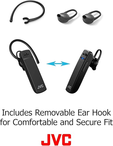 Miniatura 6 de JVC Auriculares Bluetooth, auriculares inalámbricos, Bluetooth 5.0, batería de larga duración (20 horas), trabajo desde casa, teletrabajo,
