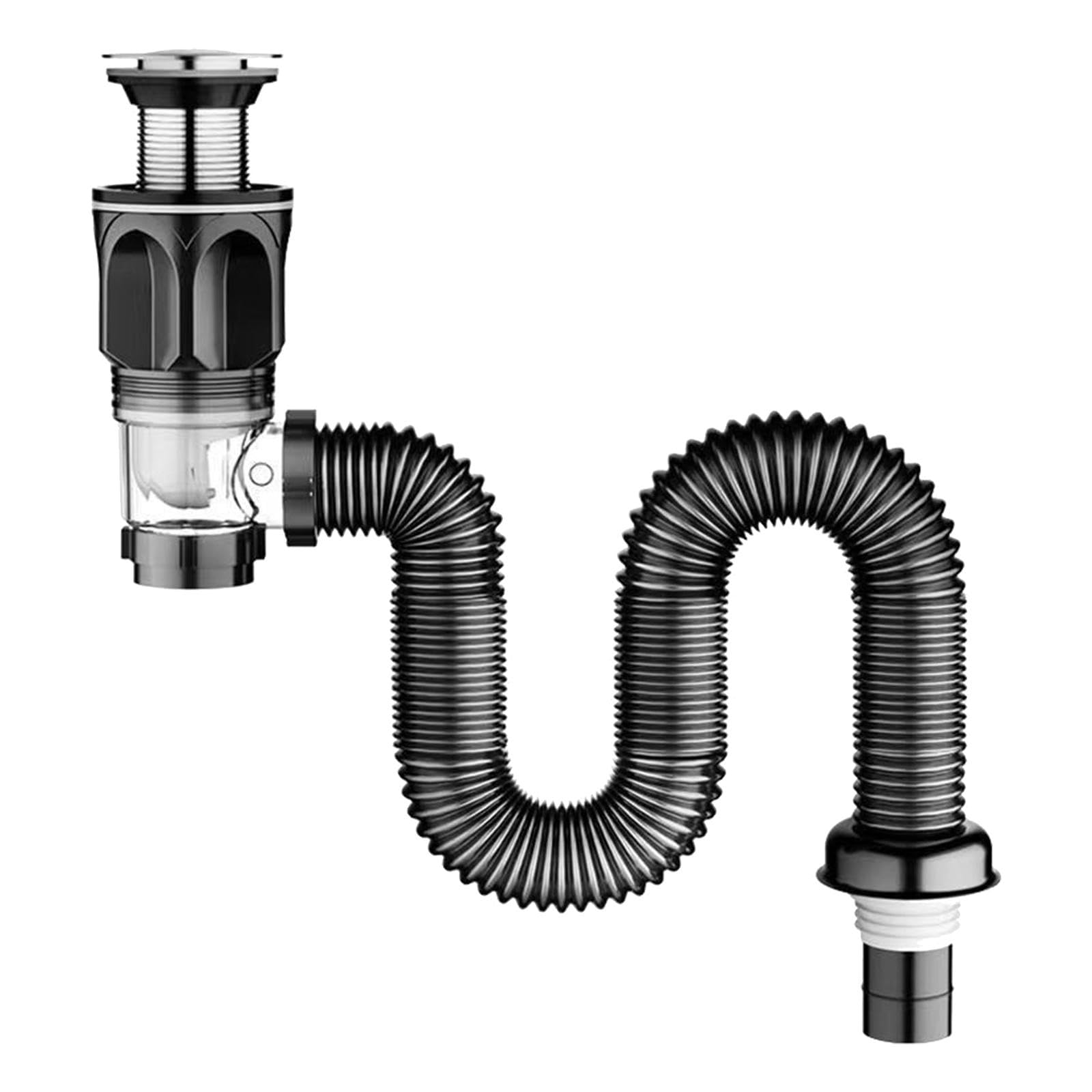 CALANDIS® Bathroom Sink Drain Pipe Easy Installation Kitchen Under Sink Drain Pipe Kit | Home Plumbing & Fixtures | Plumbing & Fixtures | Home Improvement-image-4