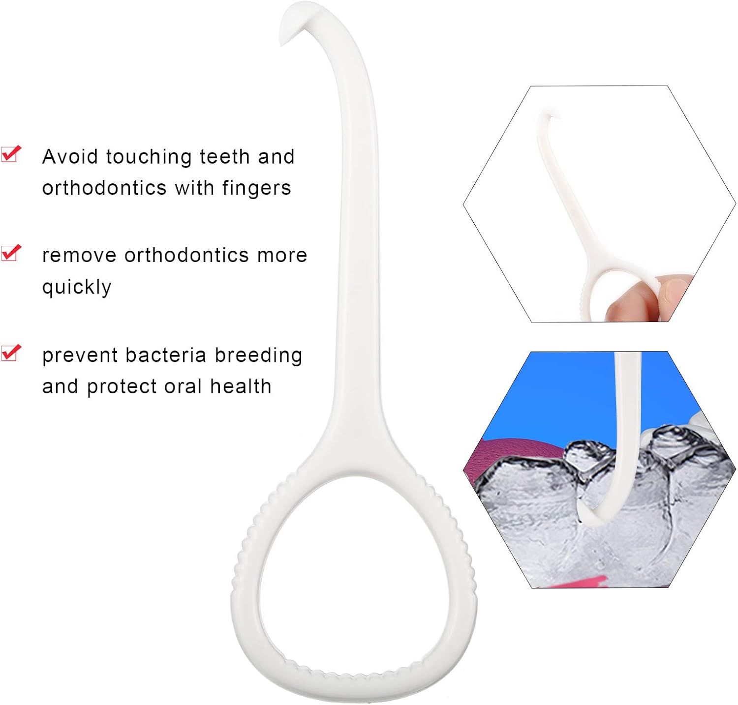 Retainer Box Sets Retainer Case Partial Denture Box with Aligner Removal Tool and Invisible Chewer for Oral Care, Mouth Guard and Denture Storage (Pink) : Health & Household