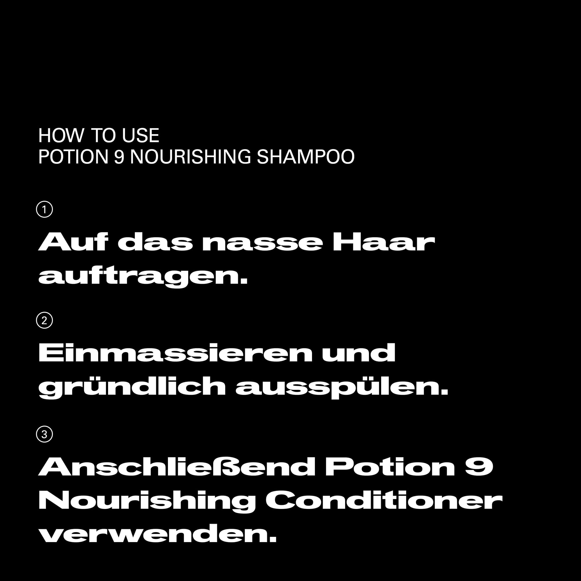Sebastian Professional Potion 9 Nourishing Shampoo – Pflegendes & feuchtigkeitsspendendes Shampoo für trockenes & strapaziertes Haar