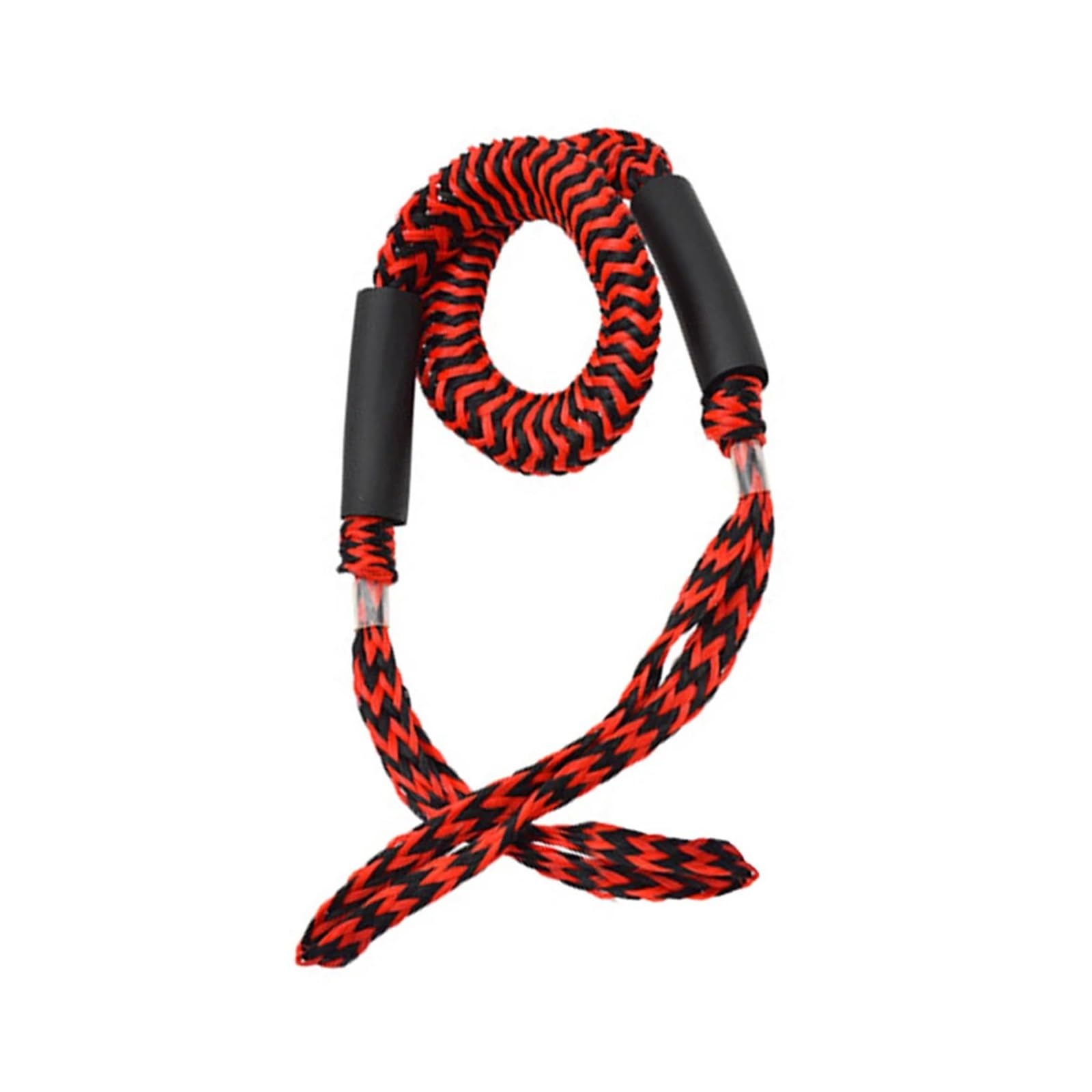 Mooring Rope, Marine Mooring Rope for Boat 4 Ft Elastic Bungee Dock Line Anchor Rope Bungee Cord Dockline Boats Water Accessories(Red Black)