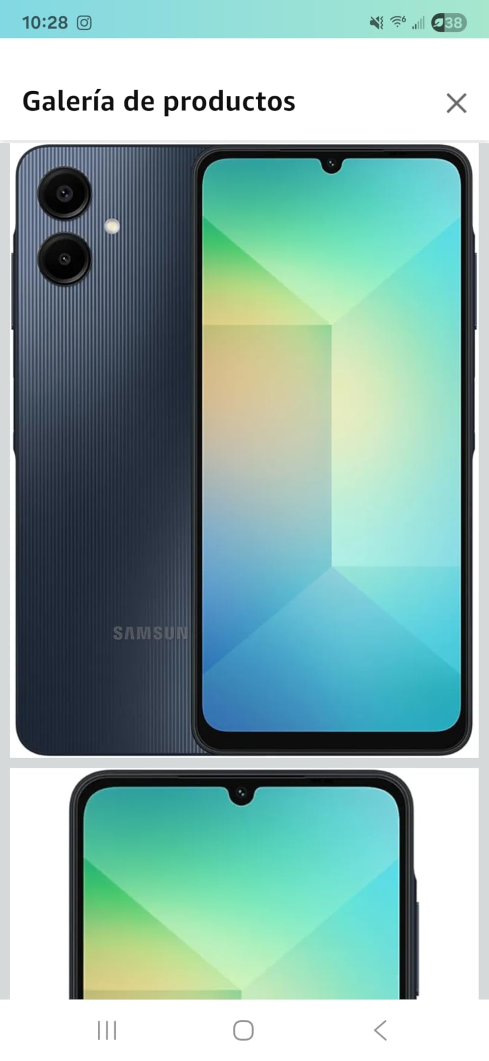SAMSUNG Galaxy A06 4G LTE (128GB + 4GB) Latin Version SM-A065M/DS (Tmobile Metro Mint & Global) 6.7 Dual Sim 50MP Dual Cam + (Wall 25W Dual Port Bundle) (Light Green SM-A065M/DS Model) photo review