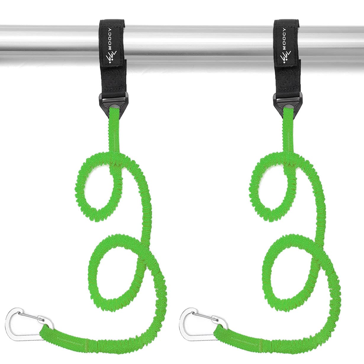 MOPHOEXII Kayak Paddle Leash Kayak Rod Leash Kayak Paddle Lanyard Stretchable Coiled Lanyard Leash Kayak Fishing Accessories for Kayak and Paddles